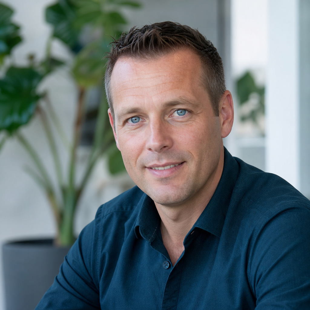 Portret van Daan Vermeer, telecom- en fraudespecialist